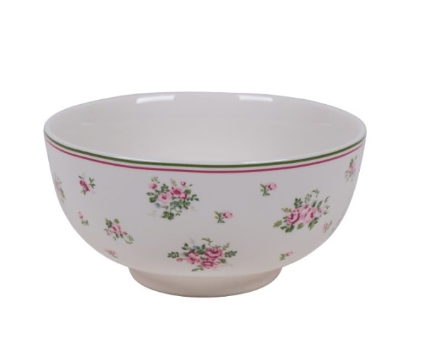 Müslischale  Lisa mit Rosen in Rosa Grün